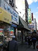 Chinatown street scene on Canal Street