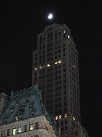 Moon over NYC