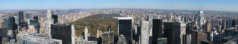 View from the Rockefeller Centers