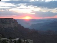 Sunset at Yavapai Point in the Grand Canyon, AZ