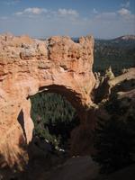 View of Bryce Canyons Natural Bridge