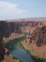 The Colorado River downstream of the Glen Canyon Dam