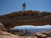 Atop Mesa Arch